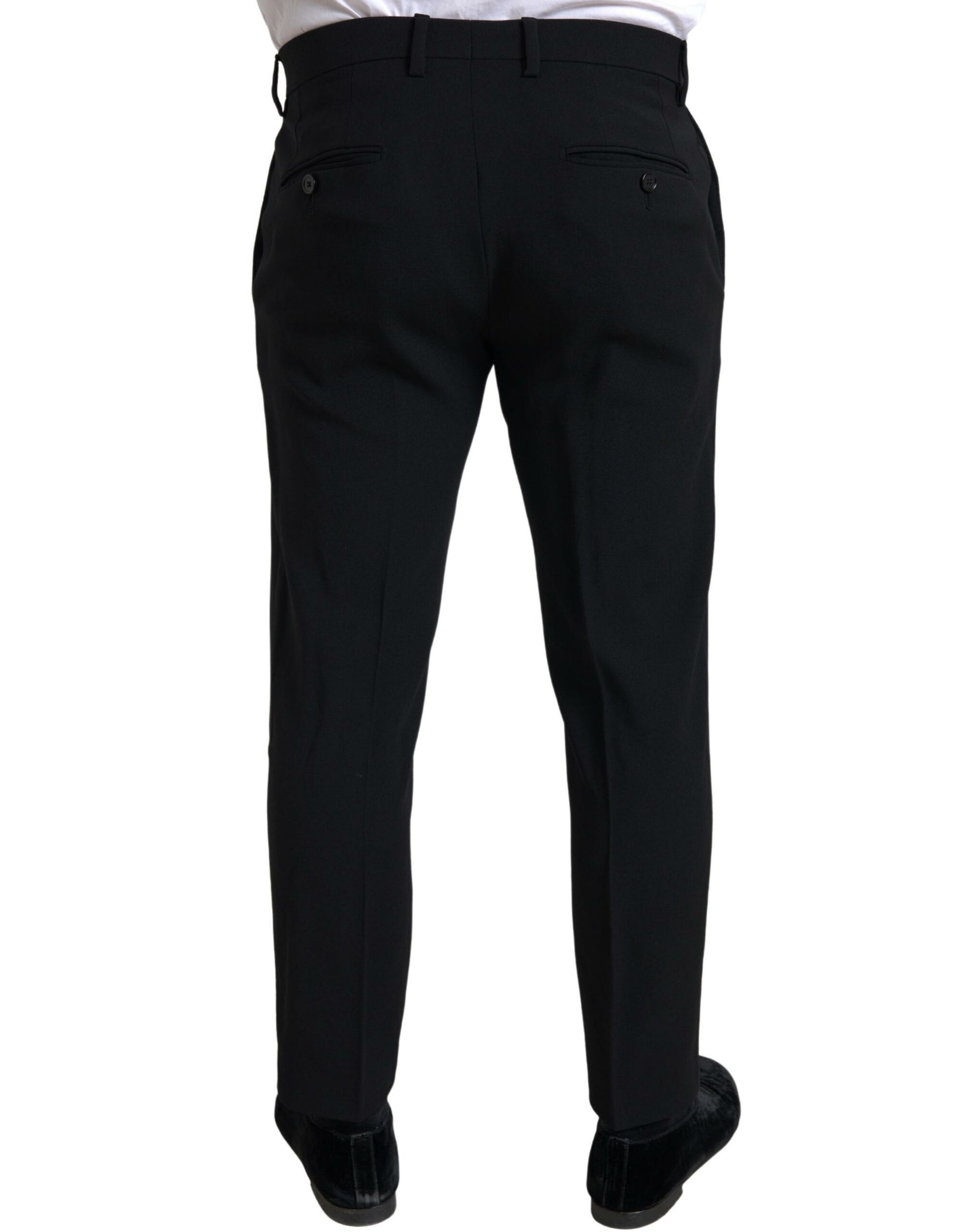 Dolce & Gabbana Black 2 Piece Double Breasted SICILIA Suit Dolce & Gabbana