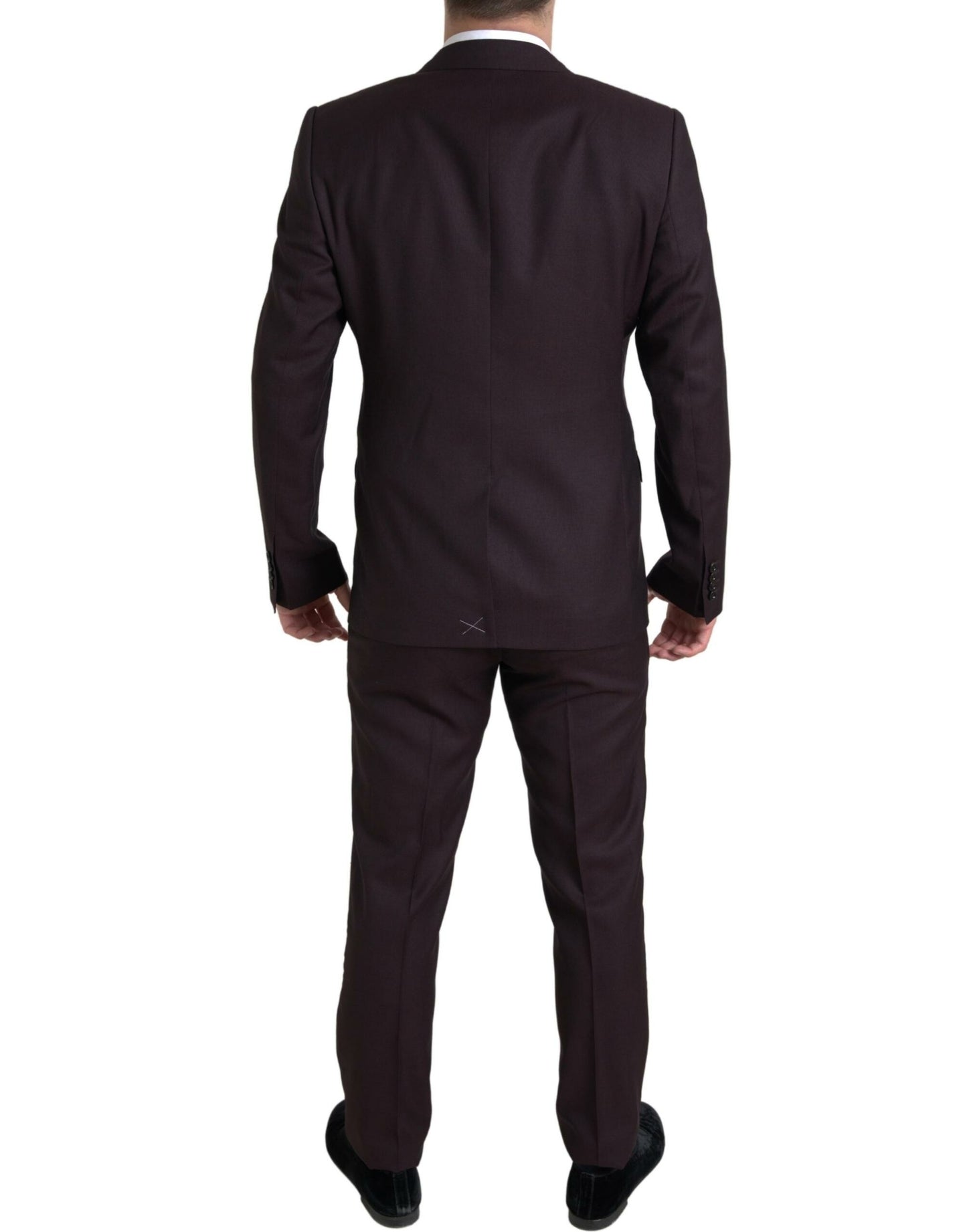 Dolce & Gabbana Maroon 2 Piece Single Breasted MARTINI Suit Dolce & Gabbana