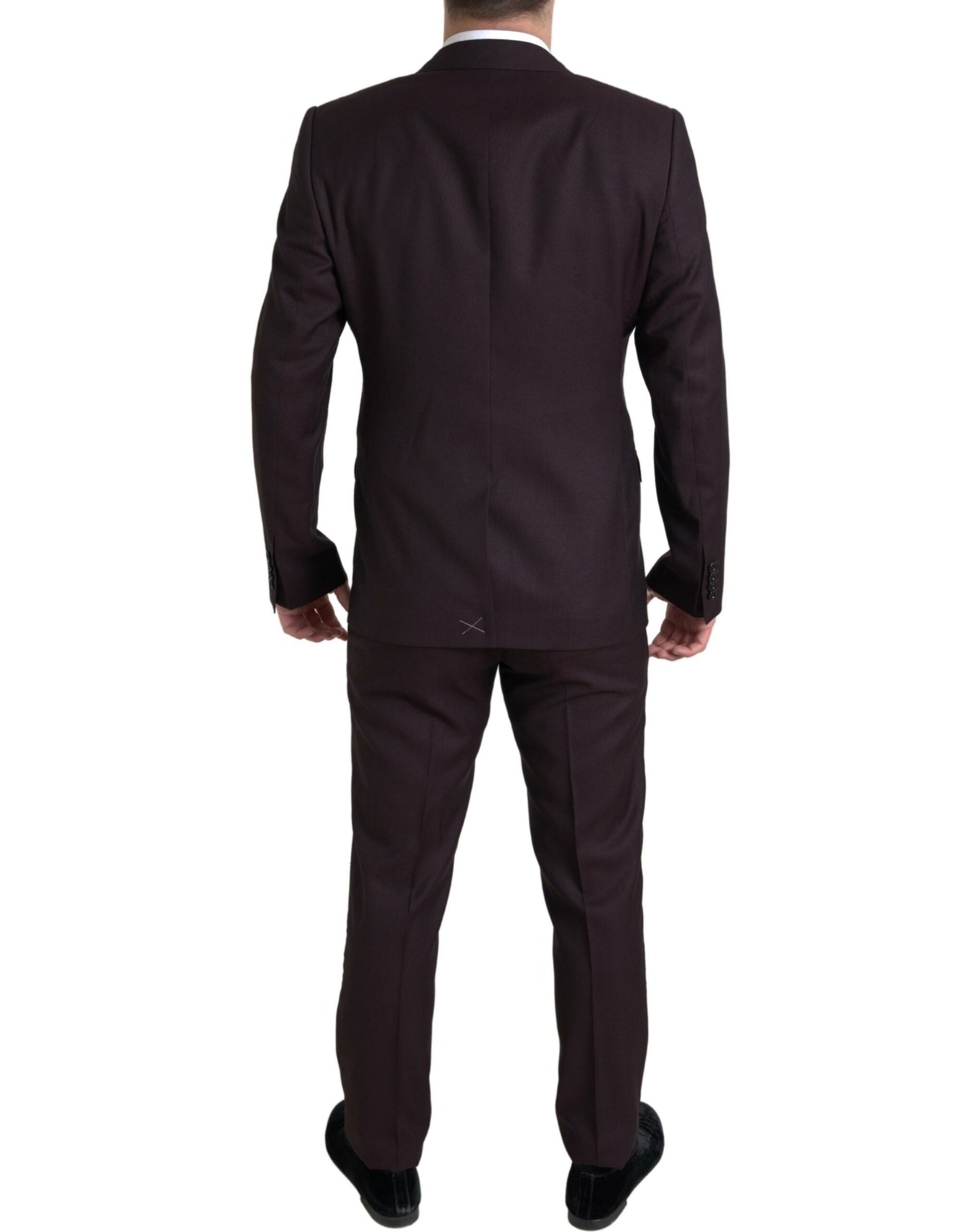 Dolce & Gabbana Maroon 2 Piece Single Breasted MARTINI Suit Dolce & Gabbana