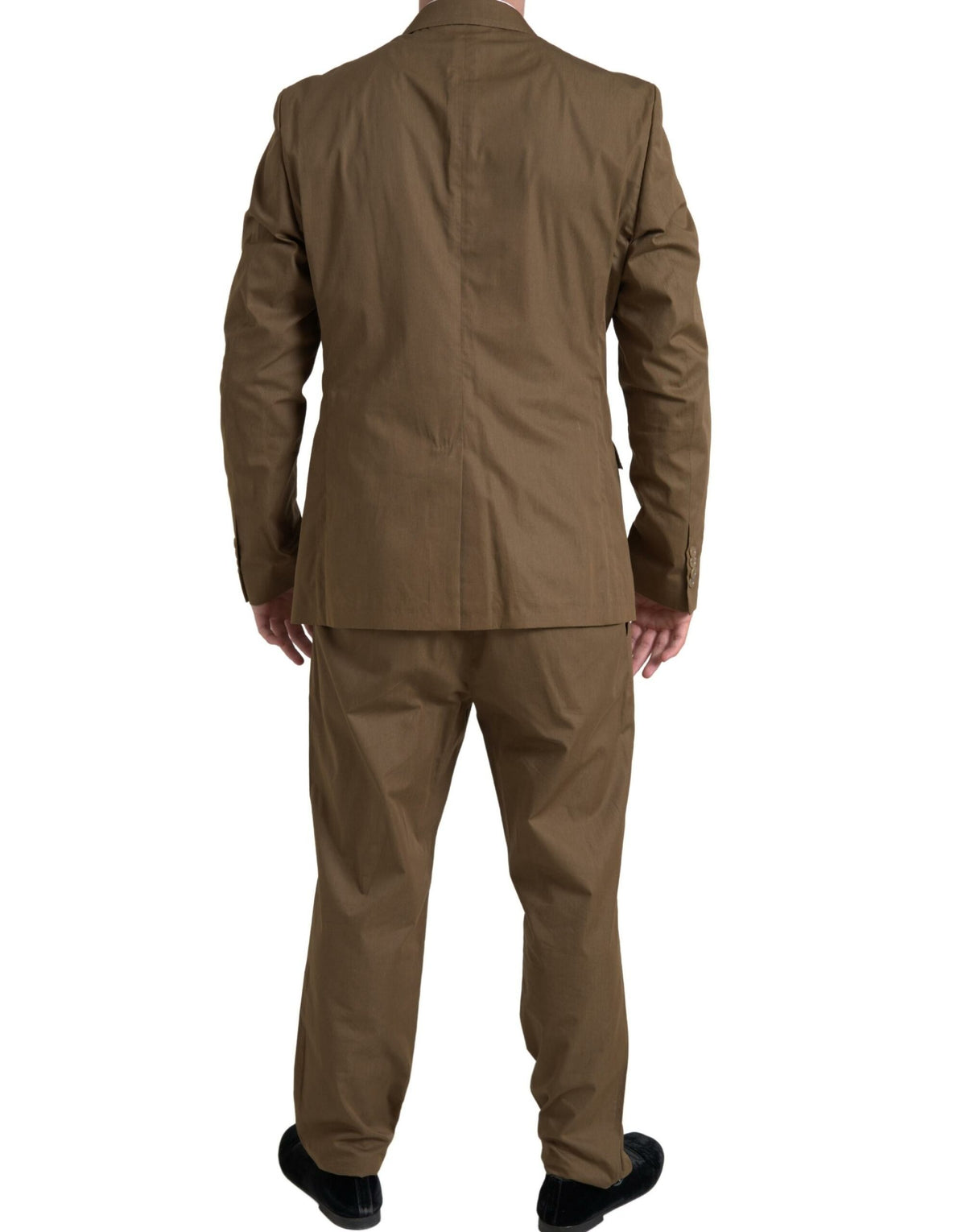 Dolce & Gabbana Brown 2 Piece Single Breasted TAORMINA Suit - Eljoys Fashion 