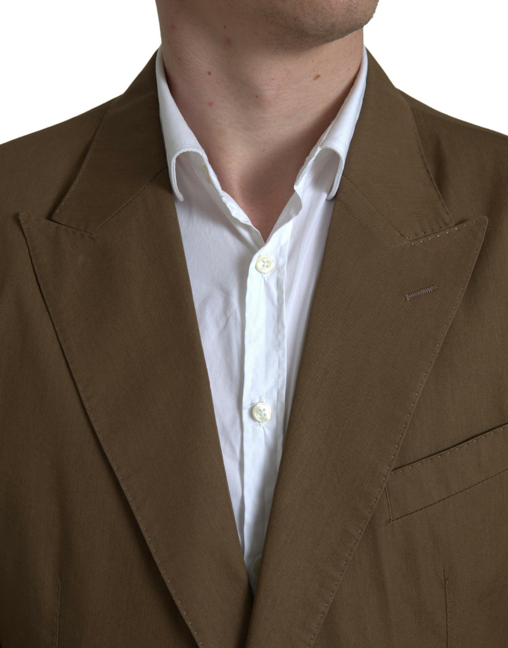 Dolce & Gabbana Brown 2 Piece Single Breasted TAORMINA Suit - Eljoys Fashion 