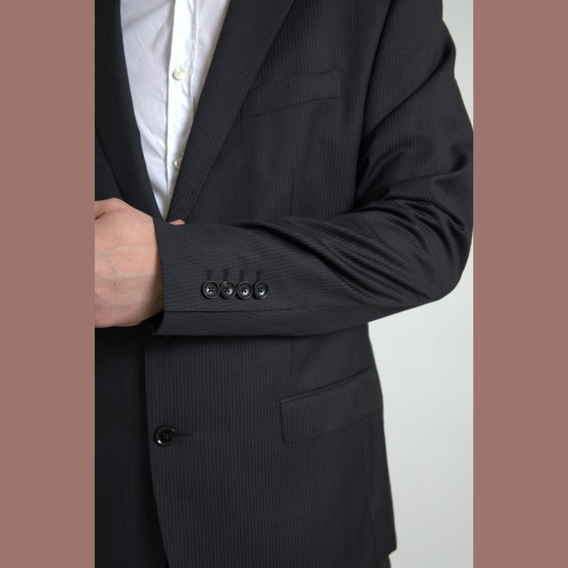 Dolce & Gabbana Black 2 Piece Single Breasted MARTINI Suit Dolce & Gabbana