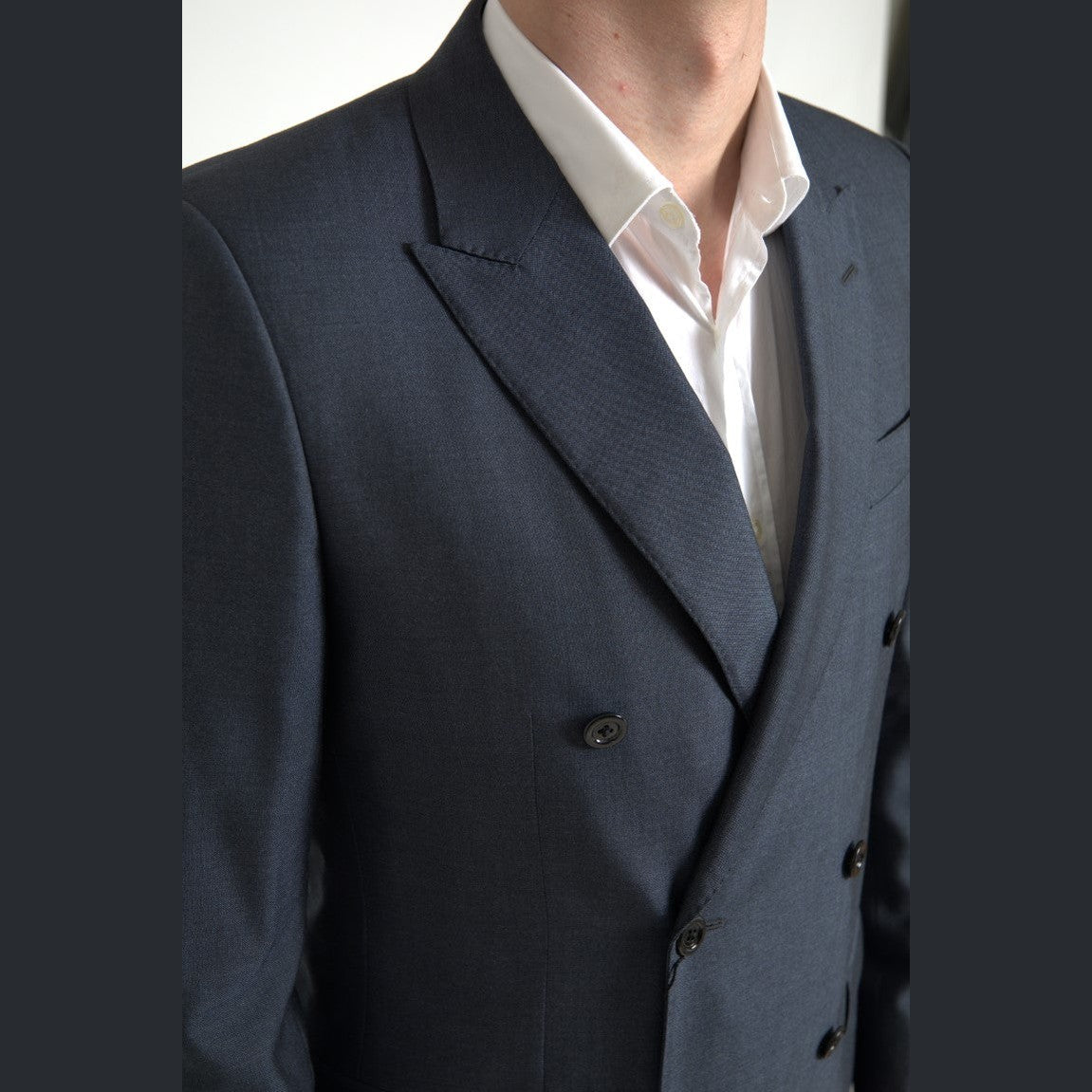 Dolce & Gabbana Blue 2 Piece Double Breasted MARTINI Suit