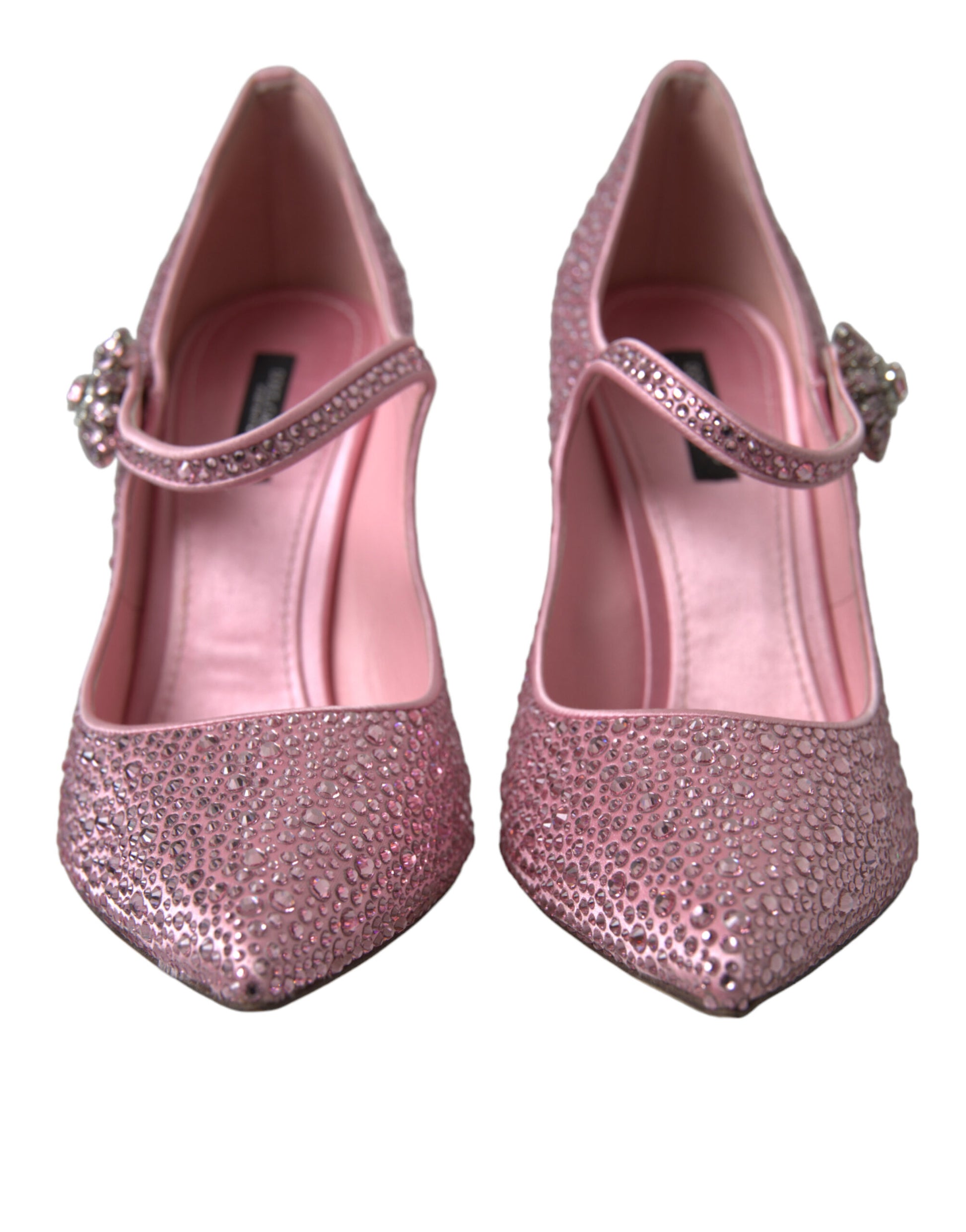 Dolce & Gabbana Pink Strass Crystal Heels Pumps Shoes Dolce & Gabbana