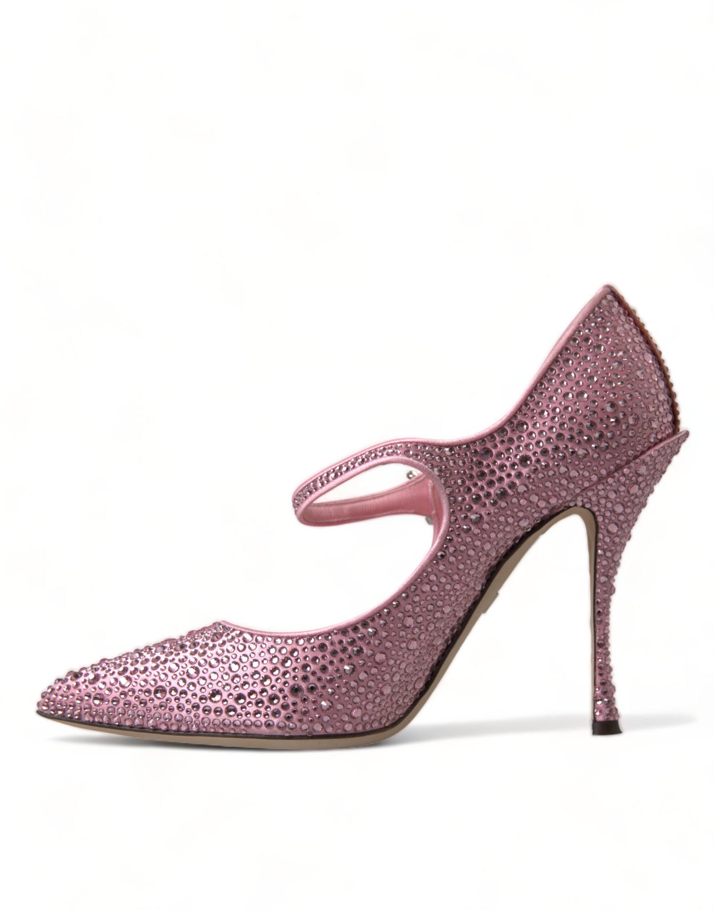 Dolce & Gabbana Pink Strass Crystal Heels Pumps Shoes Dolce & Gabbana