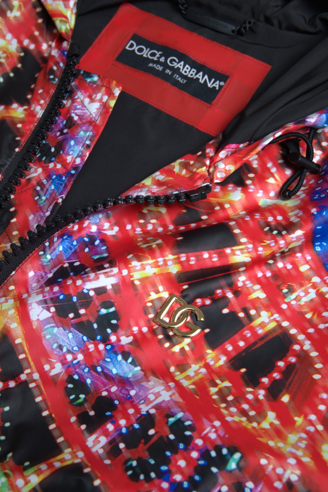 Dolce & Gabbana Multicolor Hooded Sweatshirt Sweater Dolce & Gabbana