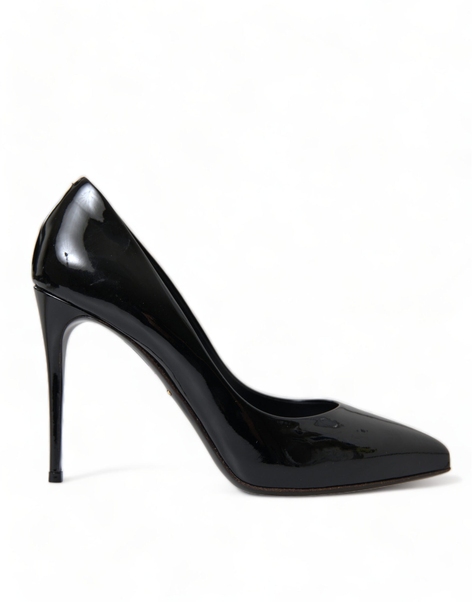 Dolce & Gabbana Black Patent Leather Pumps Heels Shoes Dolce & Gabbana