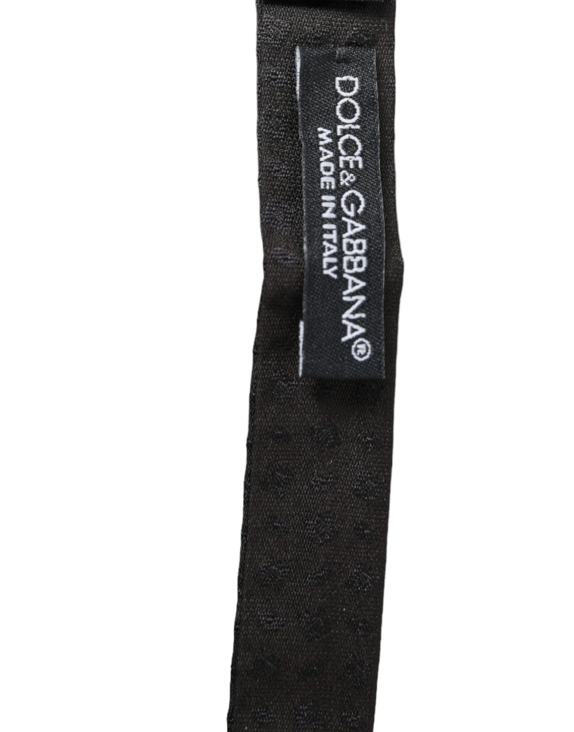 Dolce & Gabbana Brown Fantasy Silk Adjustable Neck Men Papillon Bow Tie Dolce & Gabbana