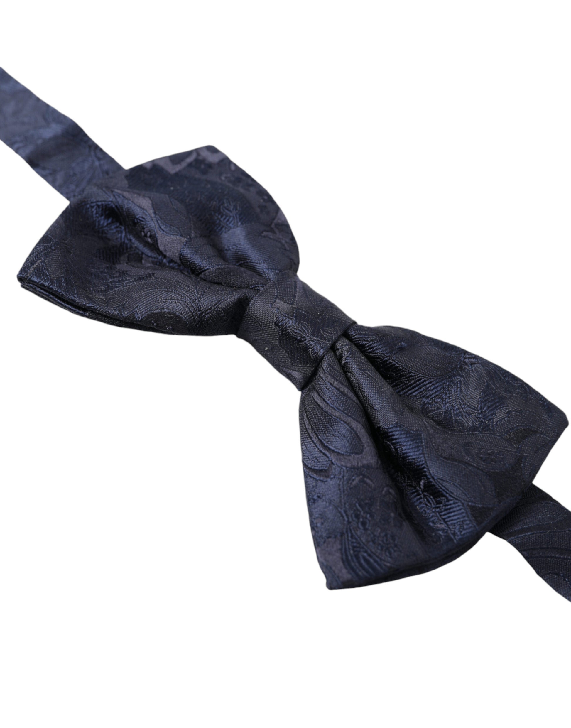 Dolce & Gabbana Blue Silk Adjustable Neck Men Papillon Bow Tie Dolce & Gabbana