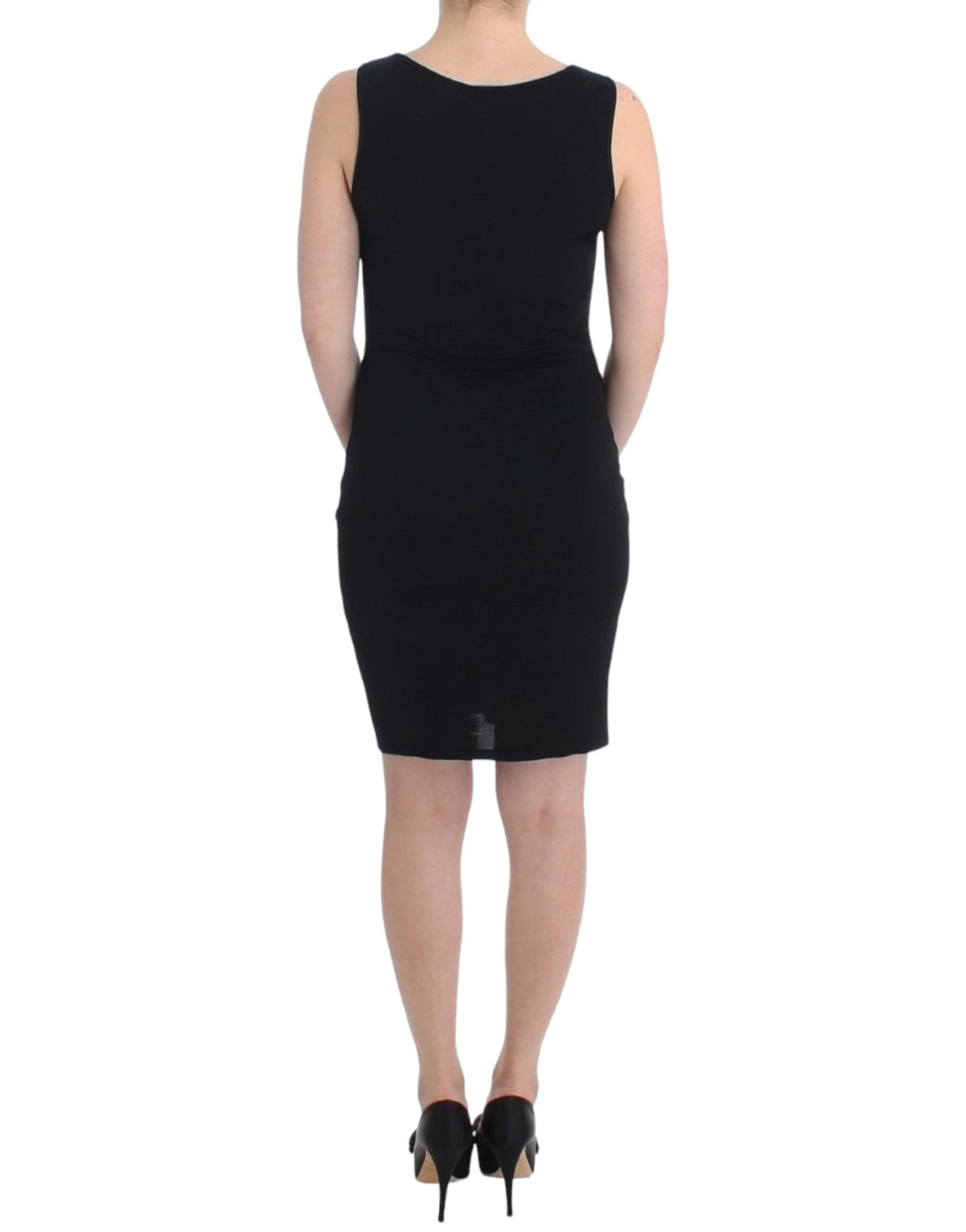 Roccobarocco Black pencil sheath dress Roccobarocco