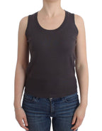 John Galliano Brown knit tank top