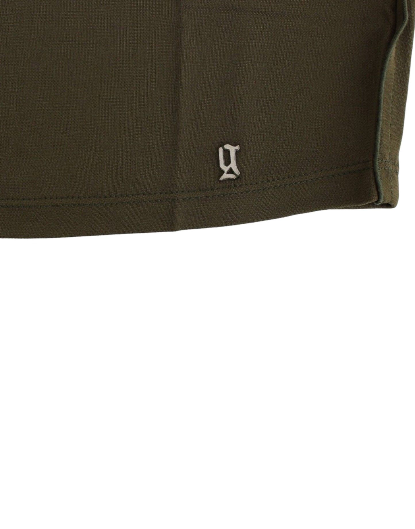 John Galliano Green shortsleeved blouse top John Galliano