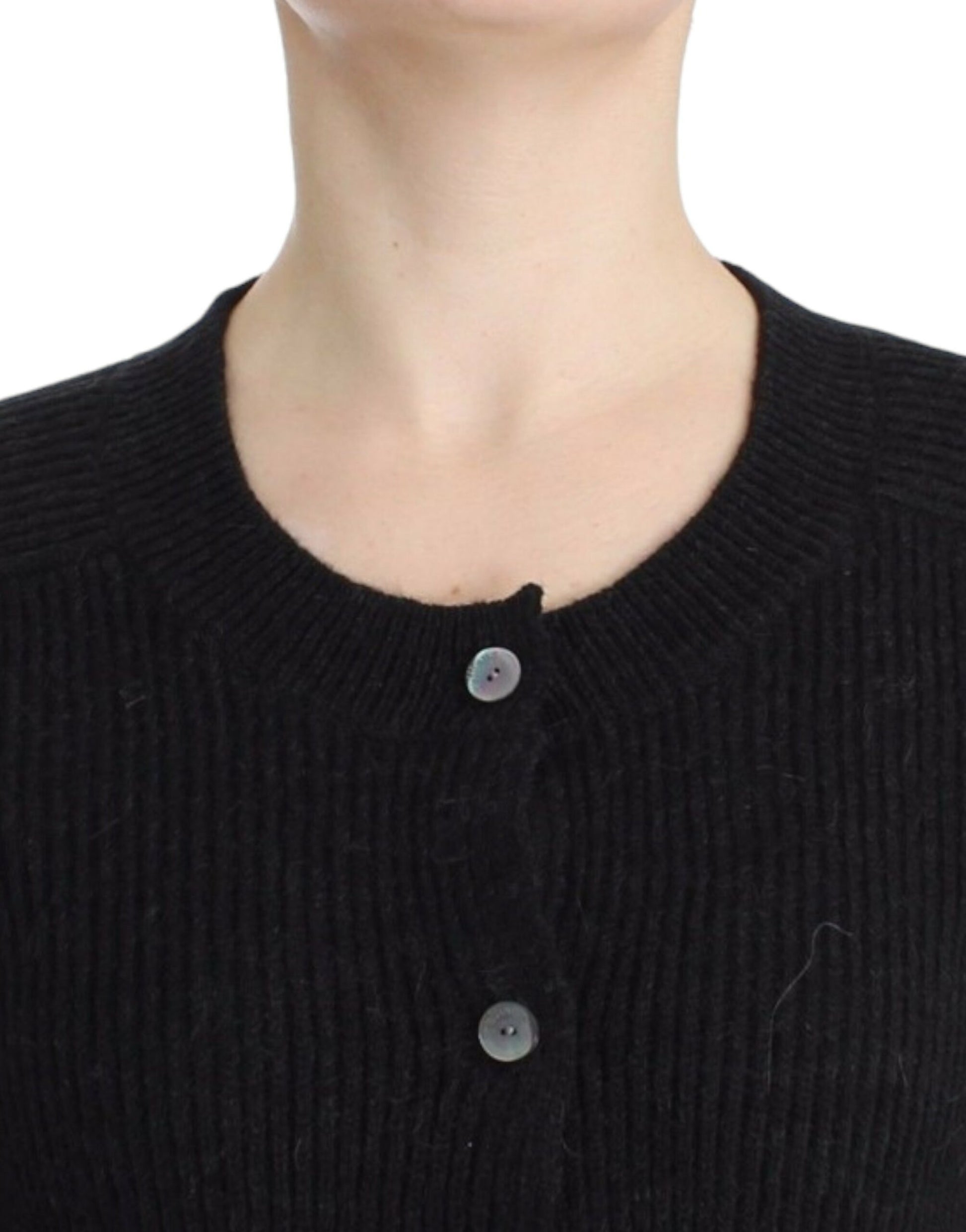 John Galliano Black wool cardigan John Galliano