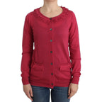 John Galliano Pink wool cardigan