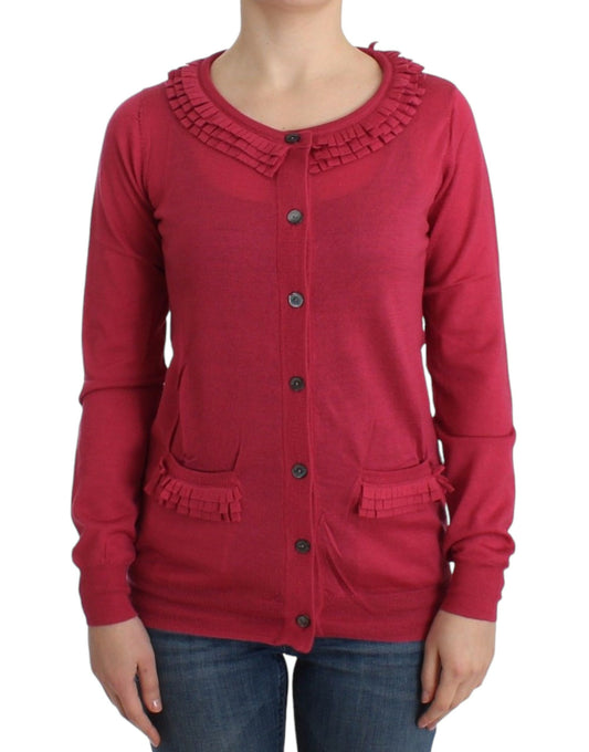 John Galliano Pink wool cardigan John Galliano