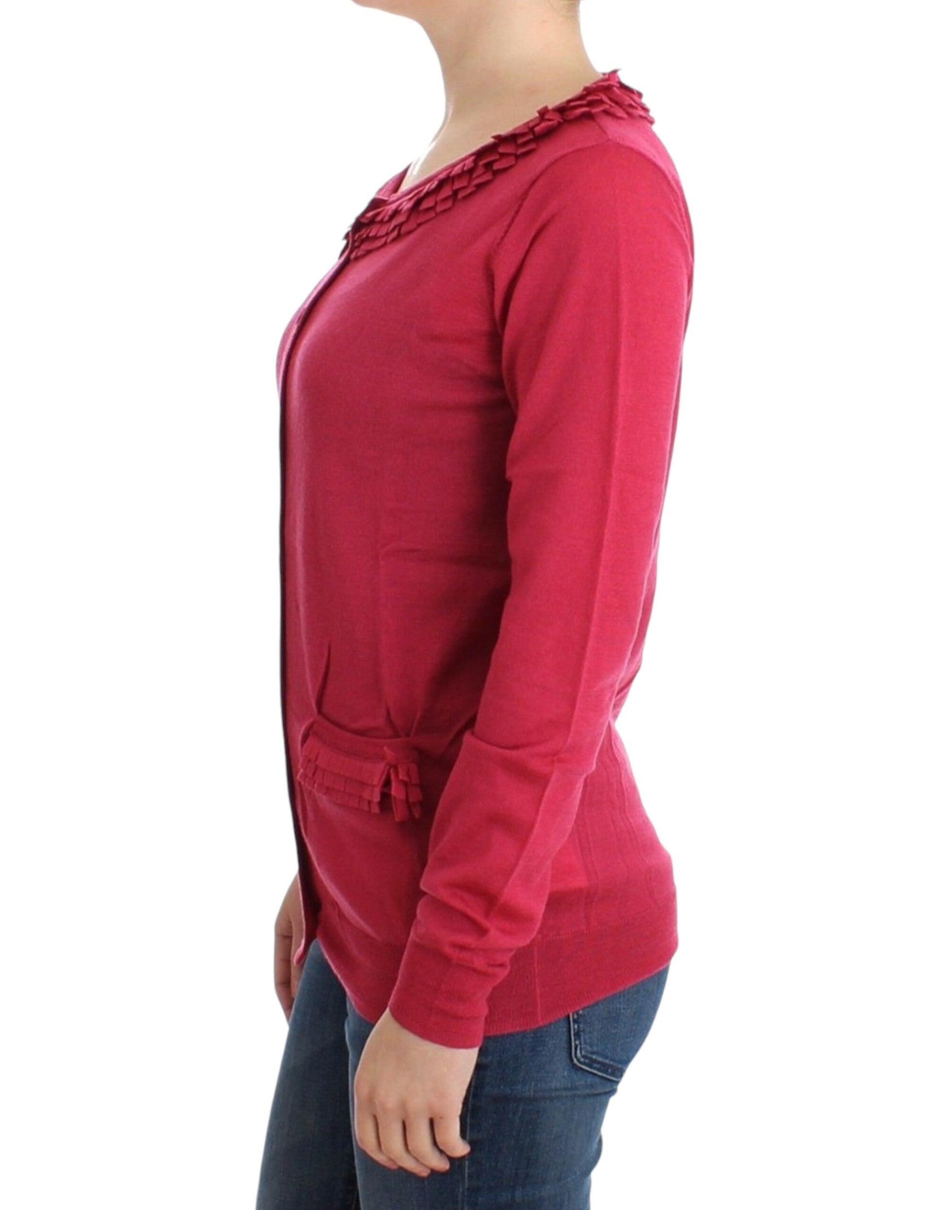 John Galliano Pink wool cardigan John Galliano