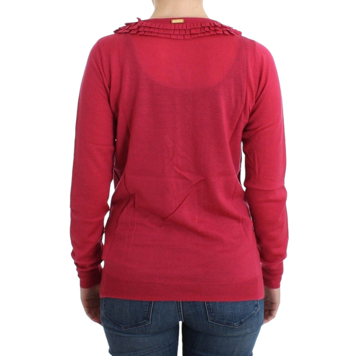 John Galliano Pink wool cardigan