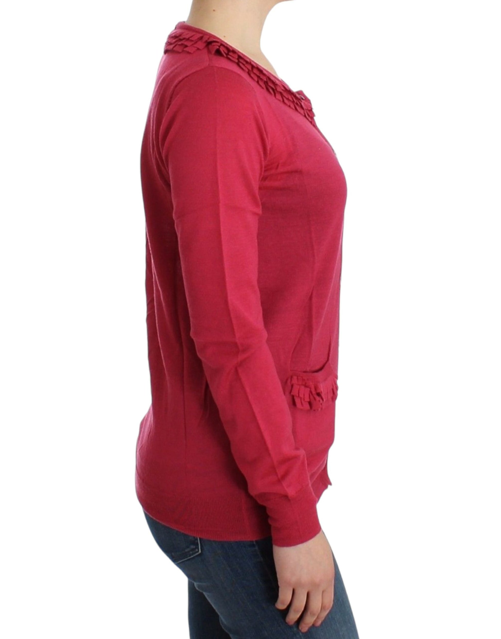 John Galliano Pink wool cardigan John Galliano