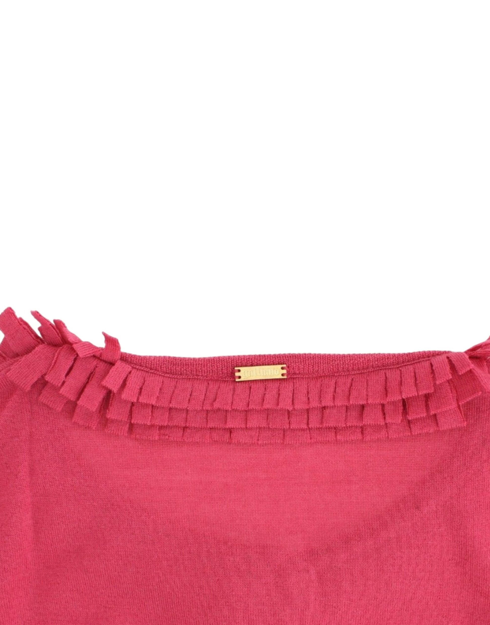 John Galliano Pink wool cardigan John Galliano