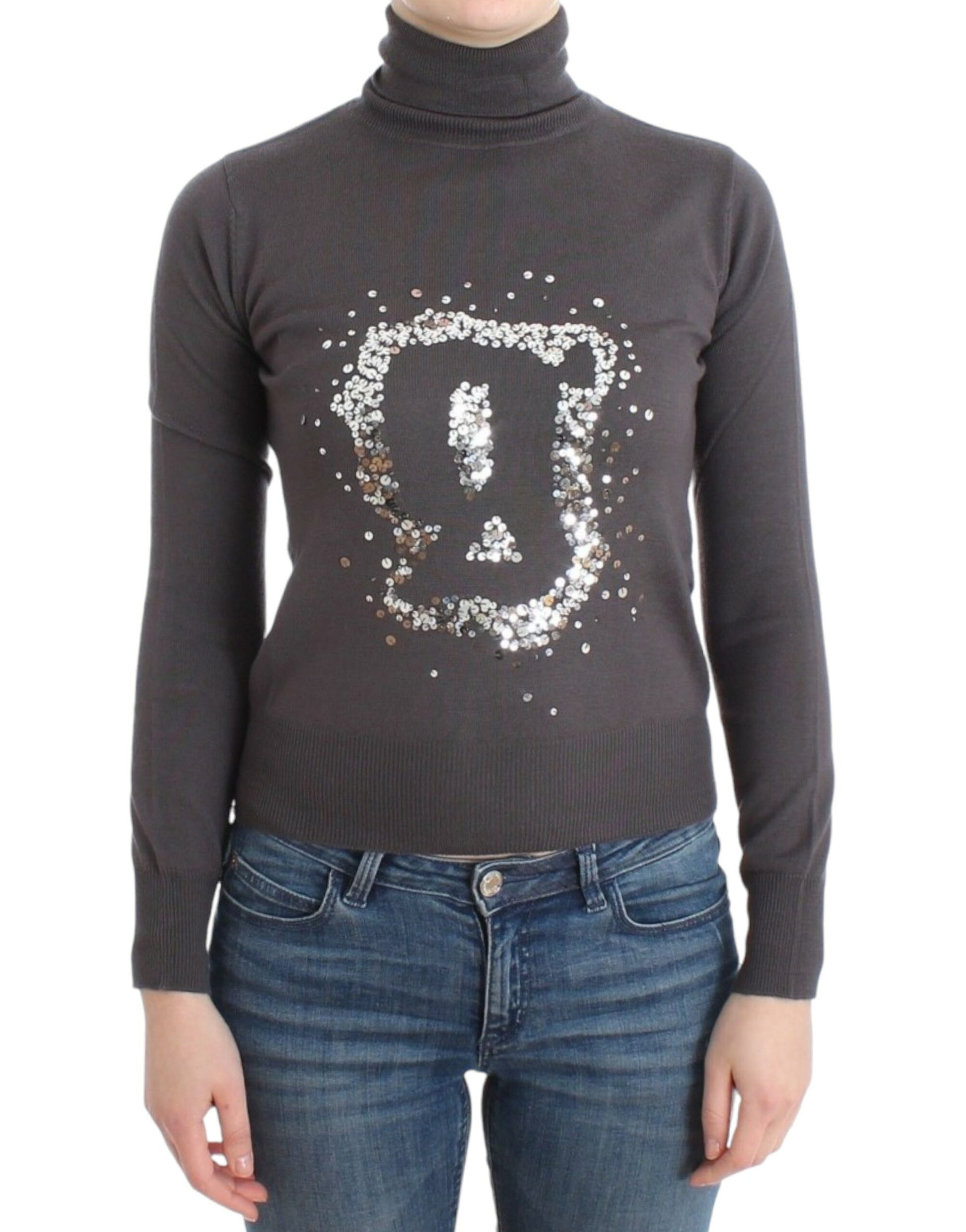 John Galliano Brown turtleneck cotton sweater John Galliano