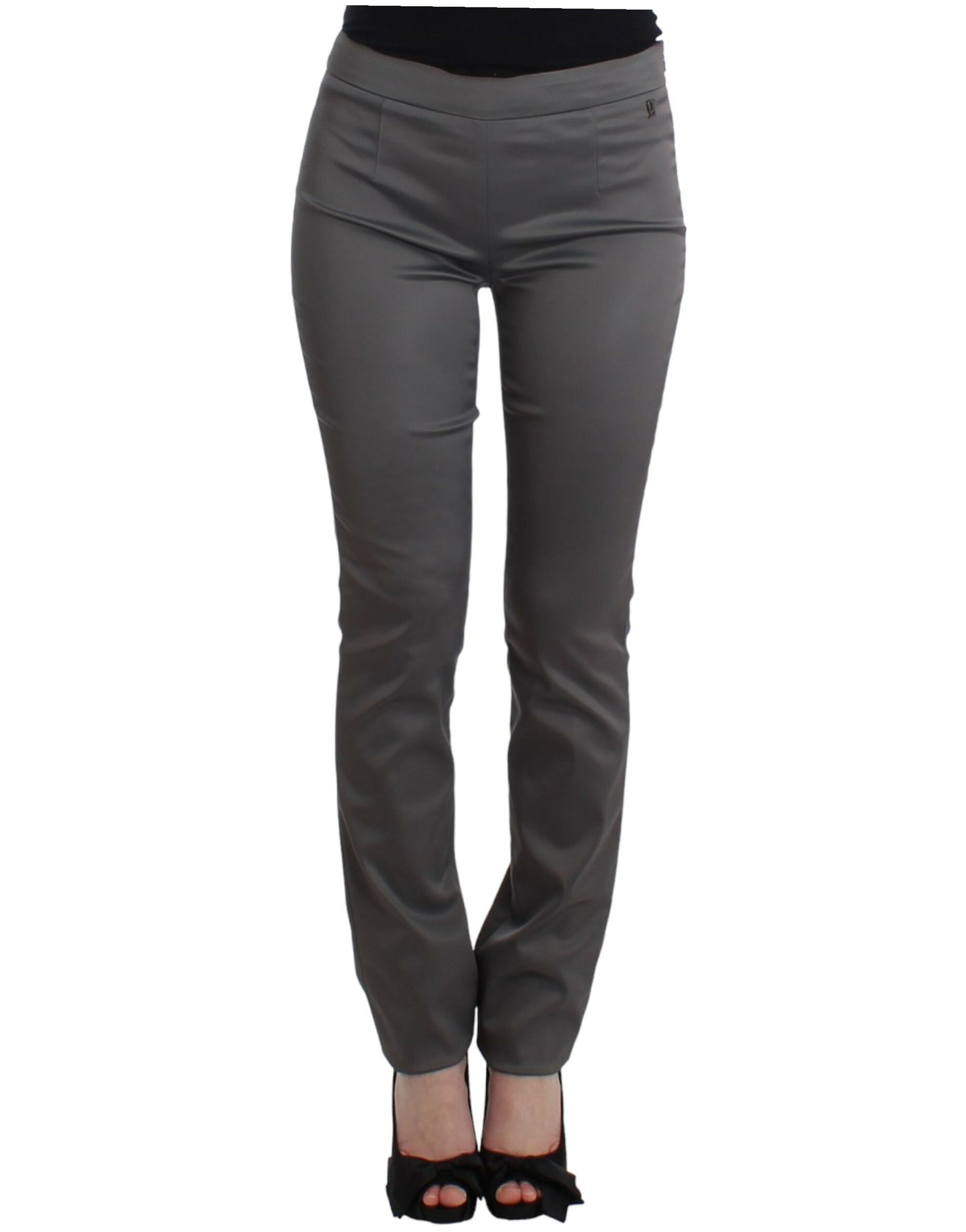 John Galliano Gray slim fit pants John Galliano