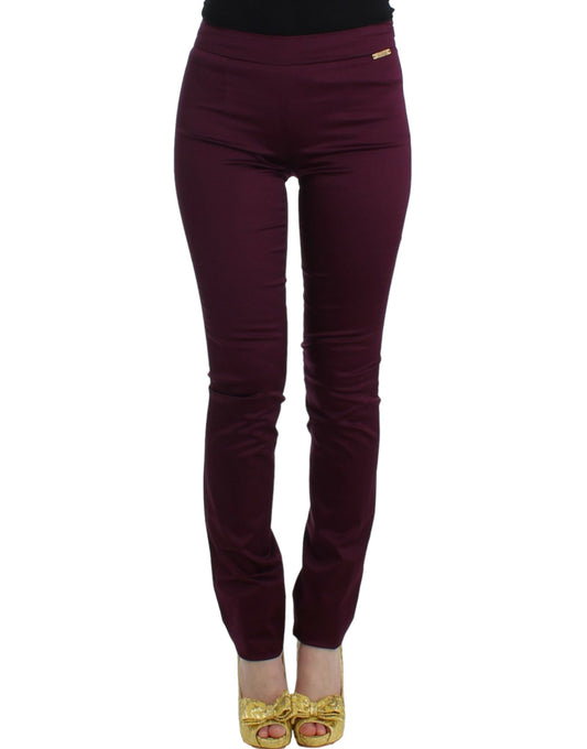 John Galliano Purple slim fit pants John Galliano