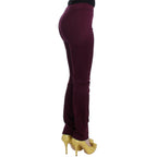 John Galliano Purple slim fit pants