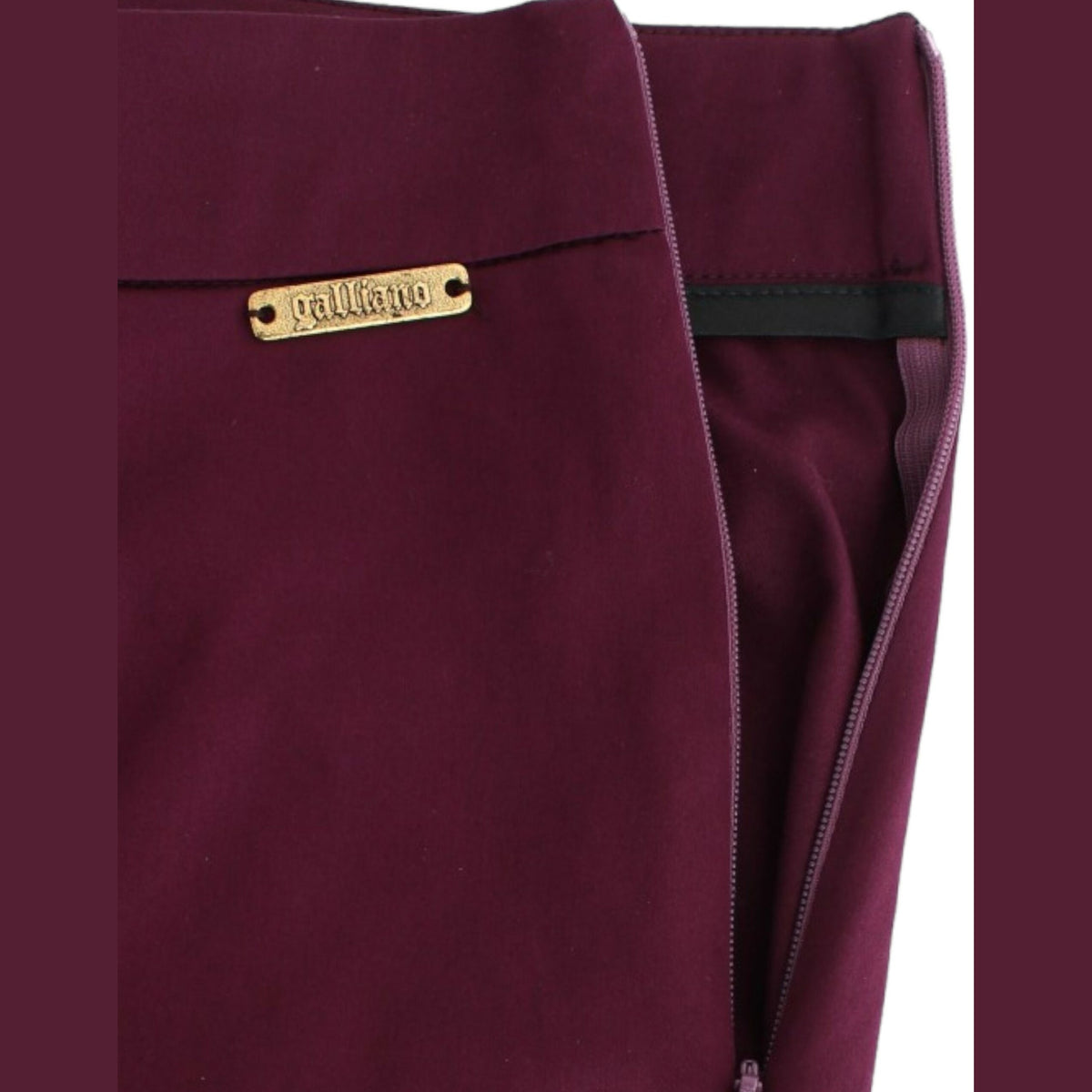 John Galliano Purple slim fit pants