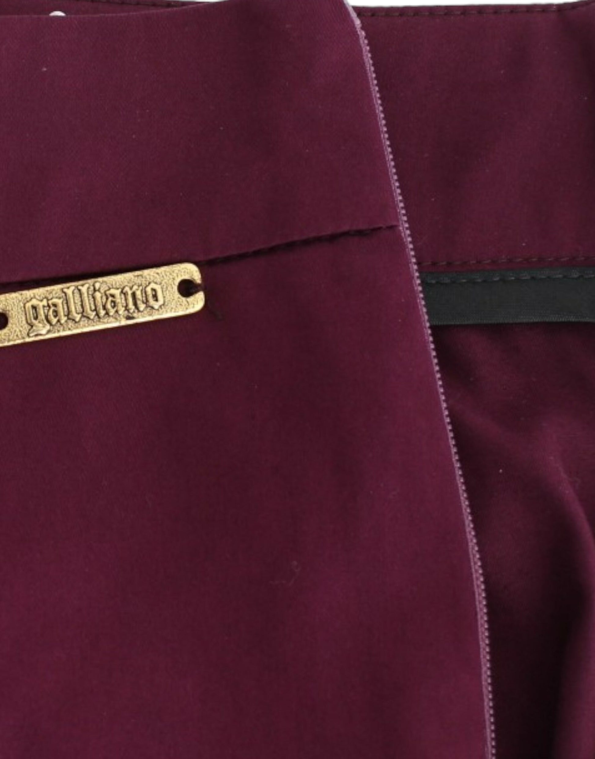 John Galliano Purple slim fit pants John Galliano