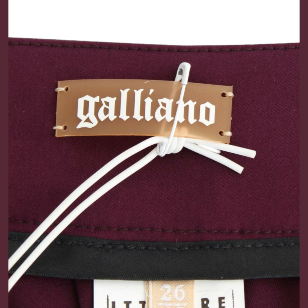 John Galliano Purple slim fit pants