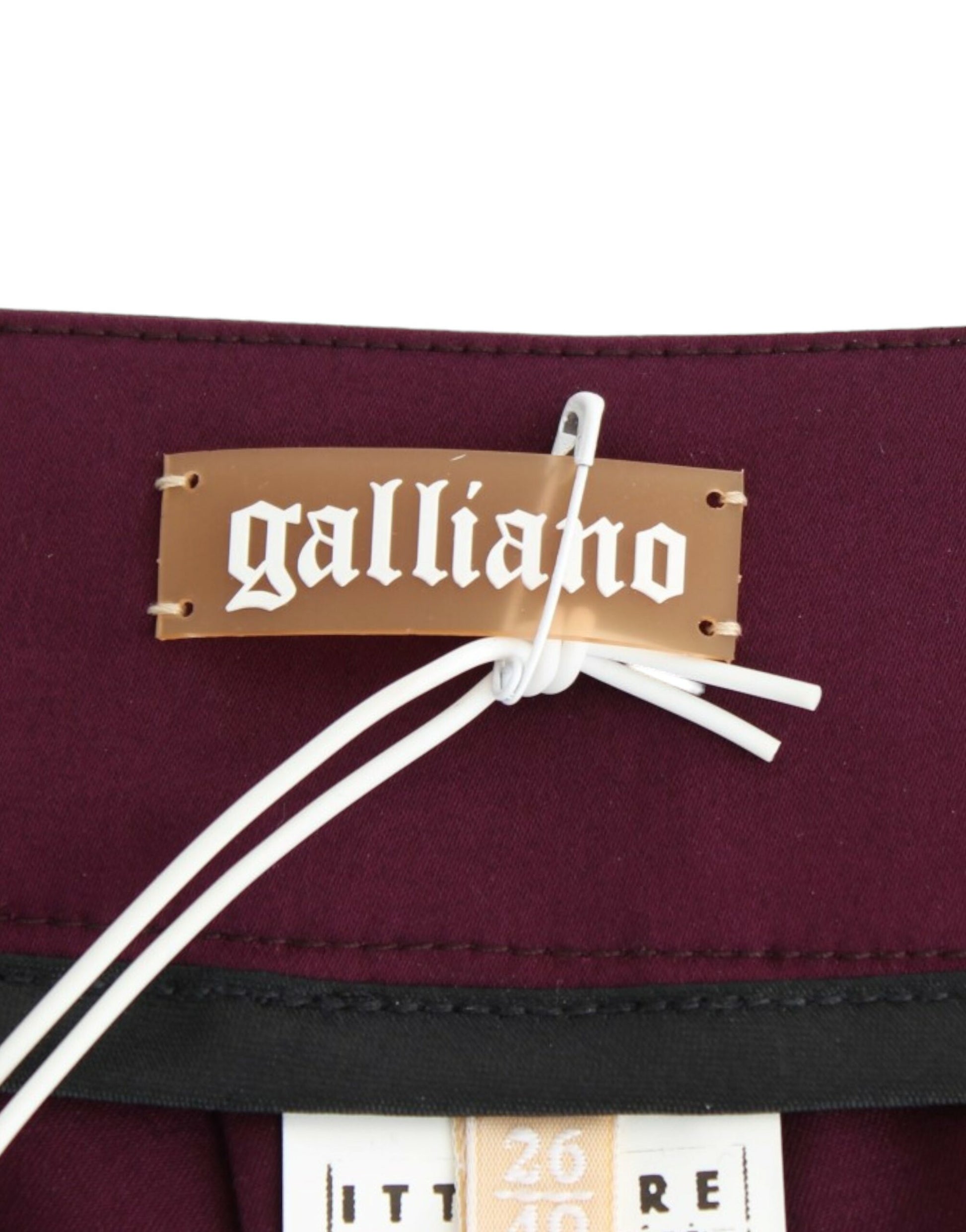 John Galliano Purple slim fit pants John Galliano