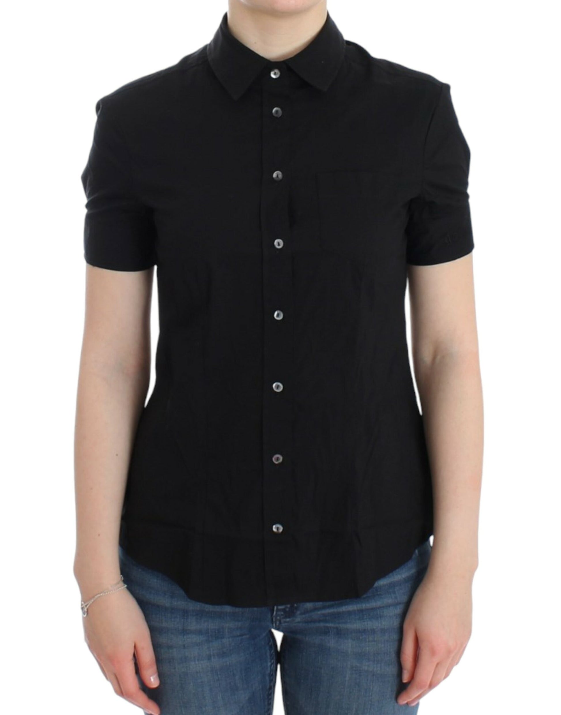 John Galliano Black cotton shirt top John Galliano