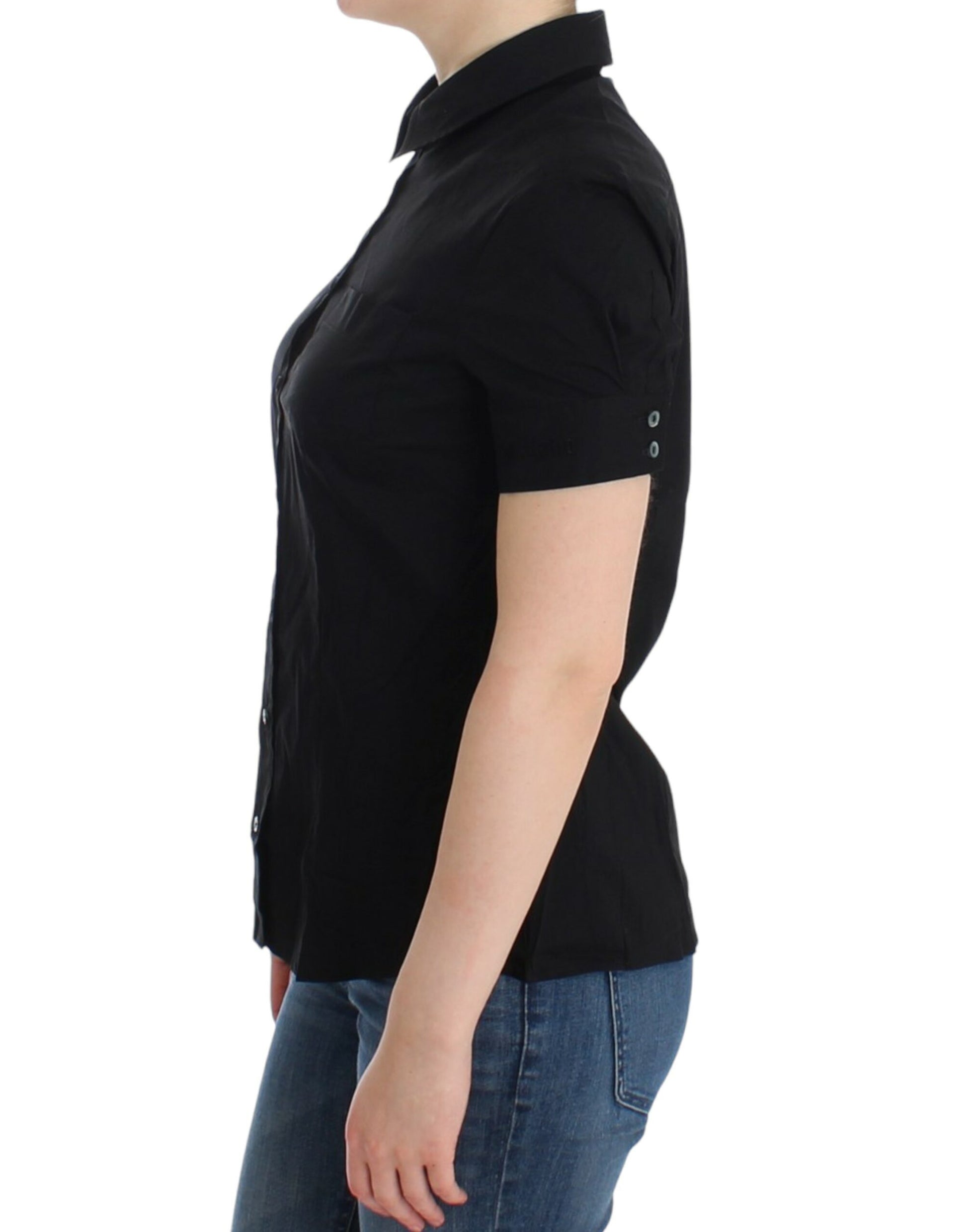 John Galliano Black cotton shirt top John Galliano