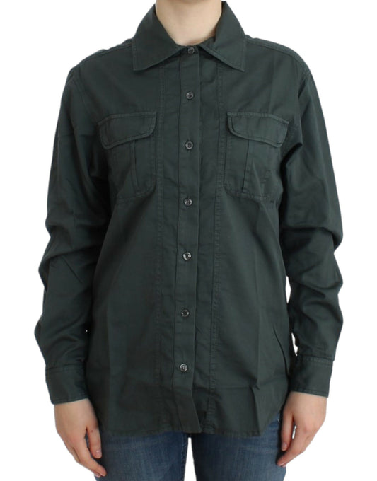 Cavalli Gray button down shirt Cavalli