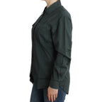 Cavalli Gray button down shirt
