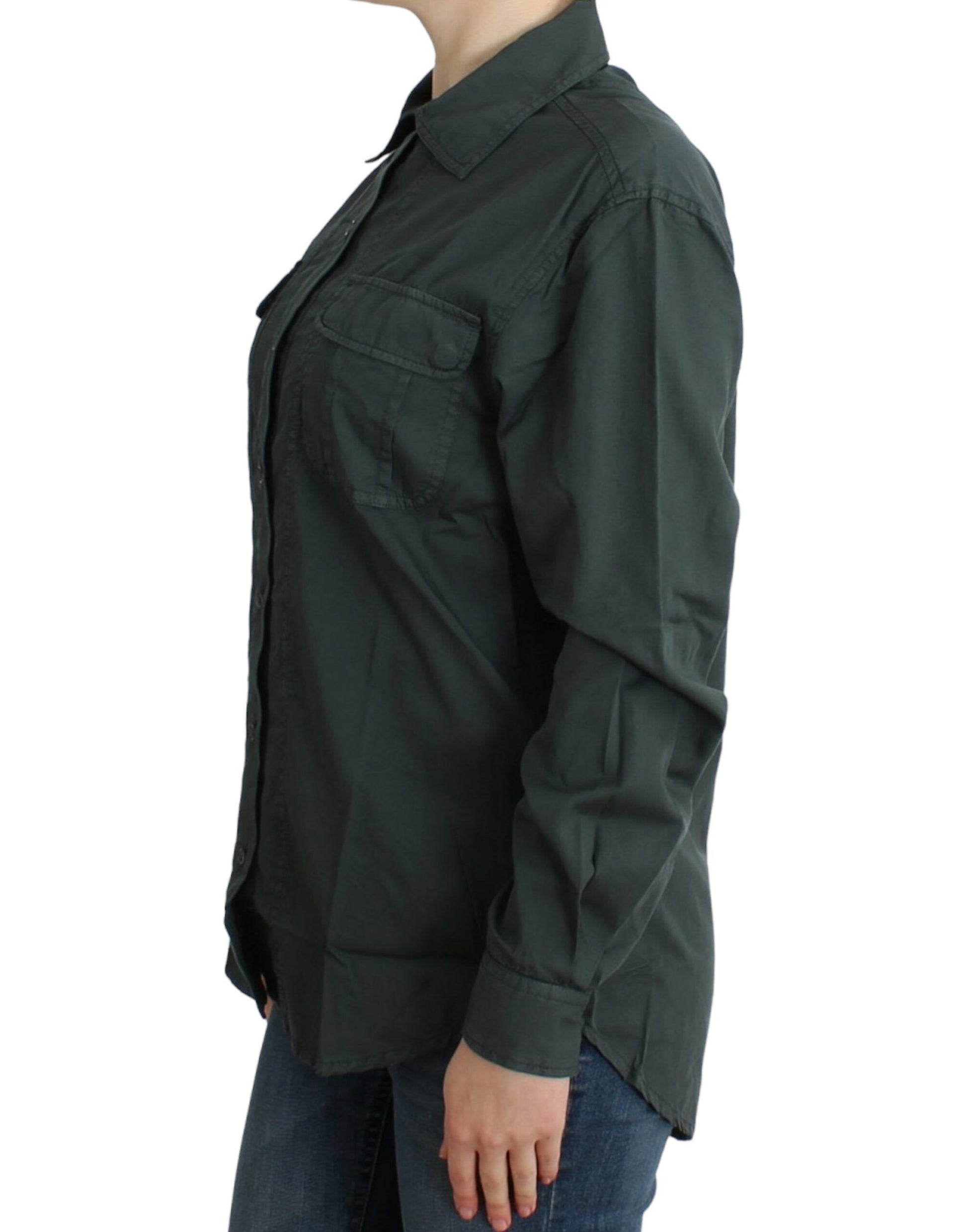 Cavalli Gray button down shirt Cavalli