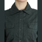 Cavalli Gray button down shirt
