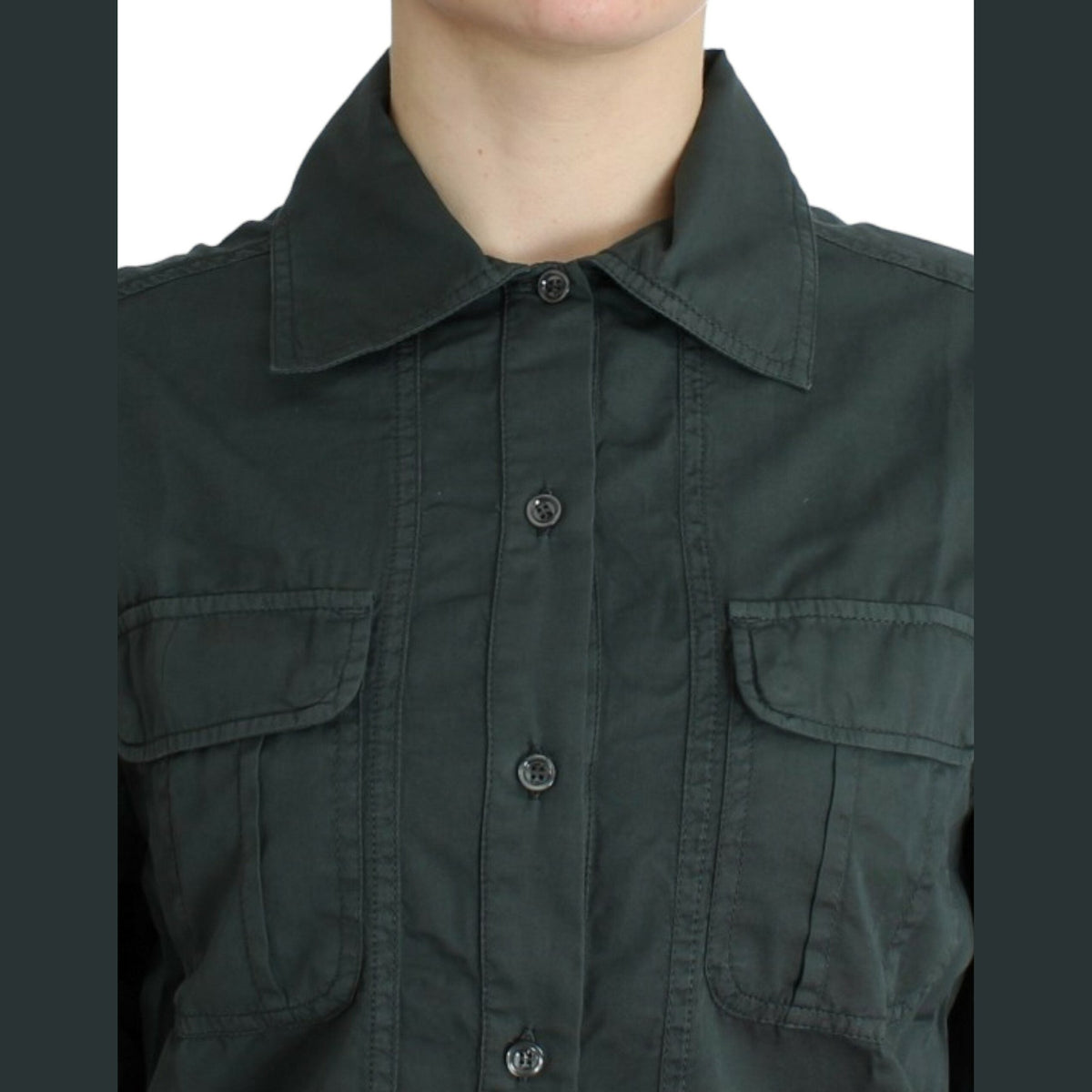 Cavalli Gray button down shirt