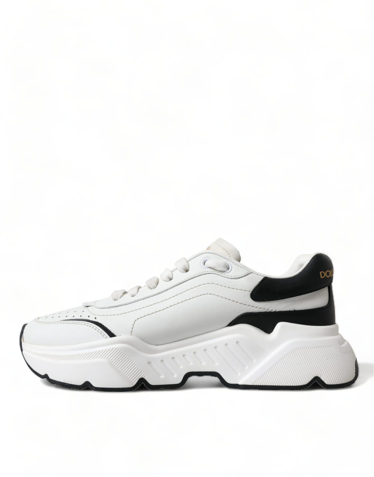 Dolce & Gabbana White Black Low Top Daymaster Sneakers Shoes Dolce & Gabbana