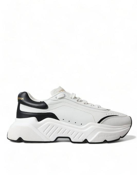 Dolce & Gabbana White Black Low Top Daymaster Sneakers Shoes Dolce & Gabbana