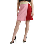 Dolce & Gabbana Multicolor Patchwork High Waist A-line Skirt