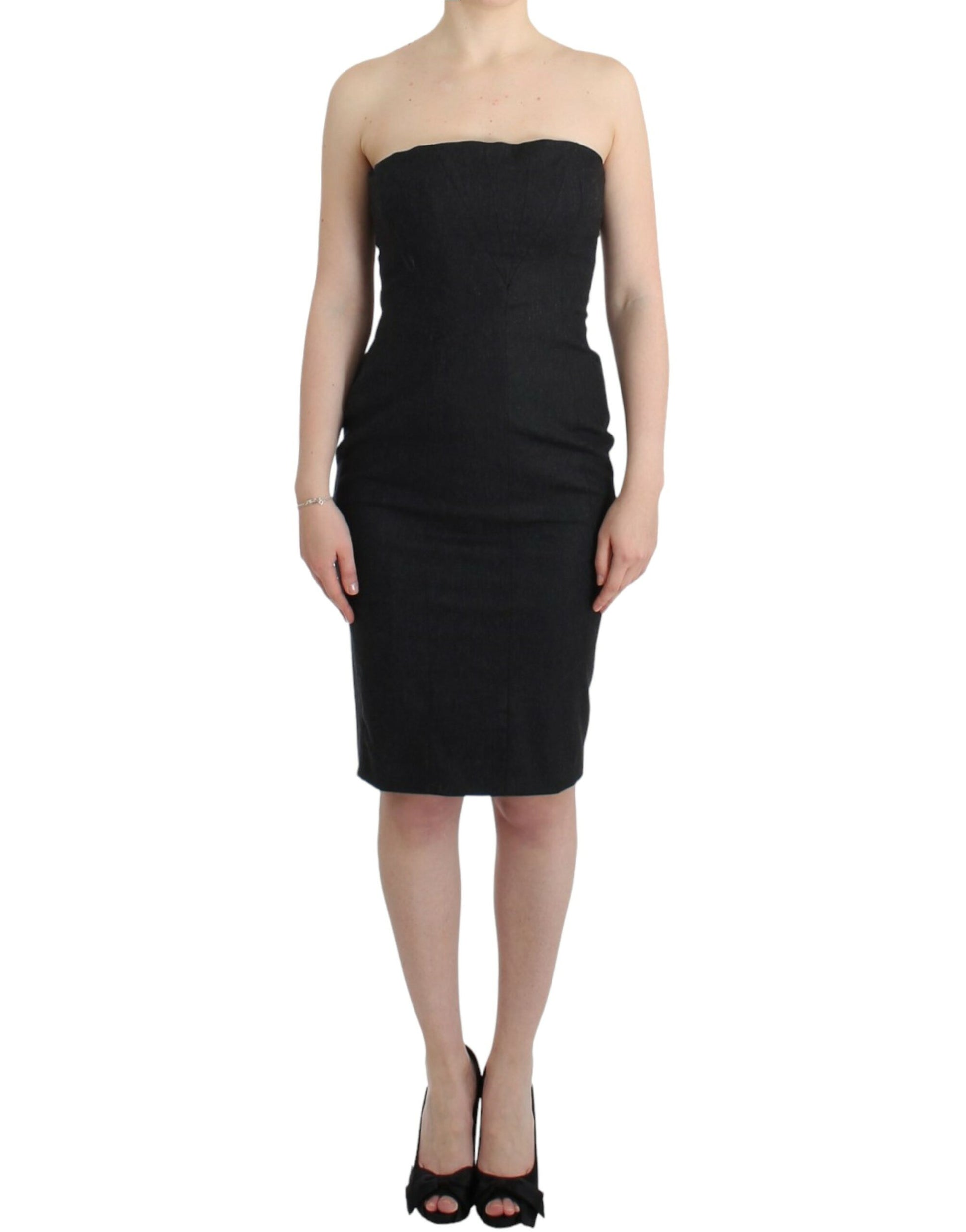 Cavalli Gray strapless dress Cavalli