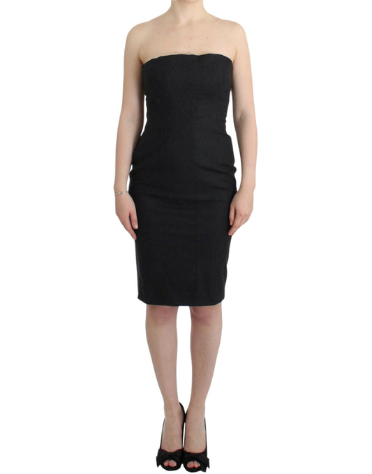 Cavalli Gray strapless dress Cavalli