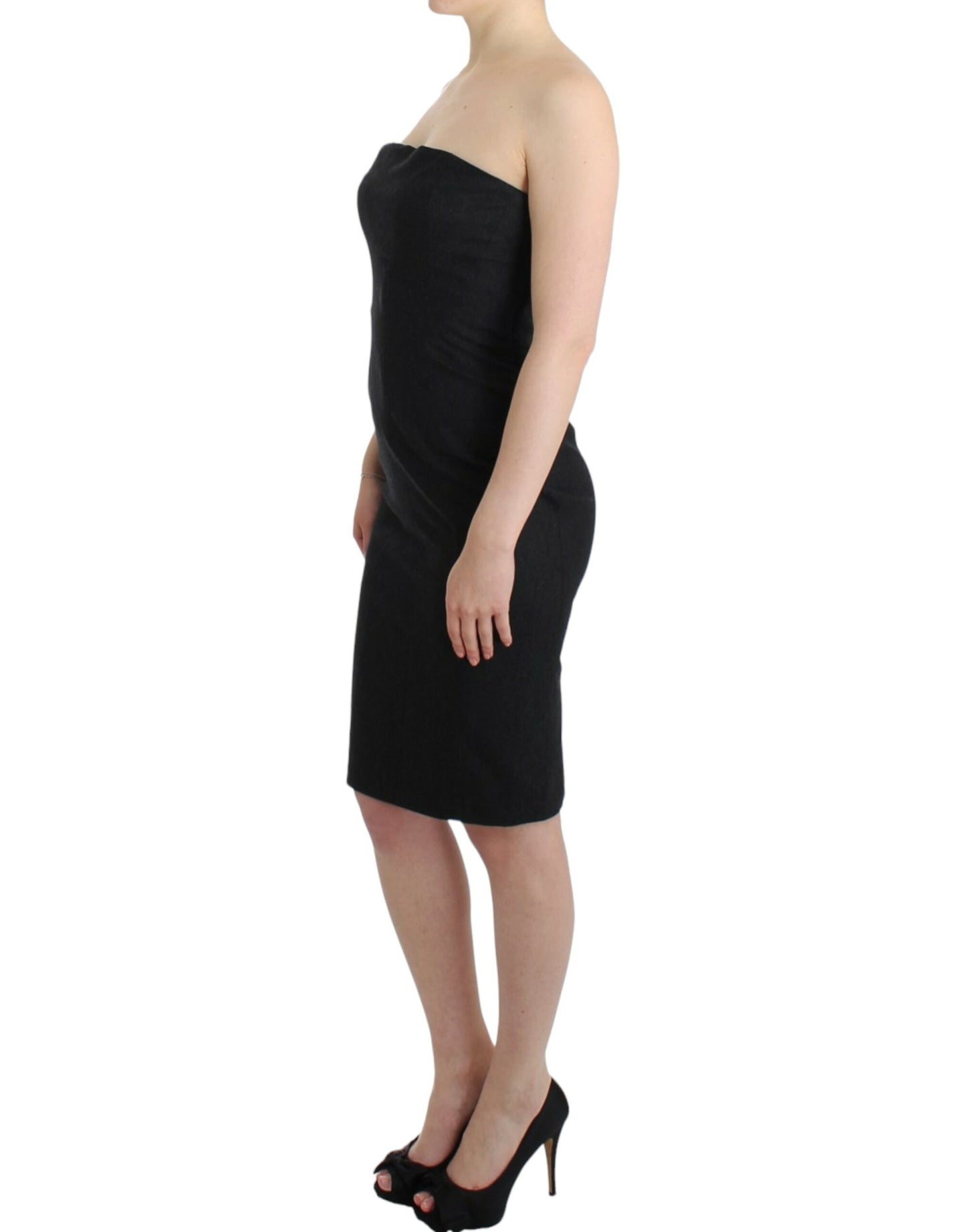 Cavalli Gray strapless dress Cavalli
