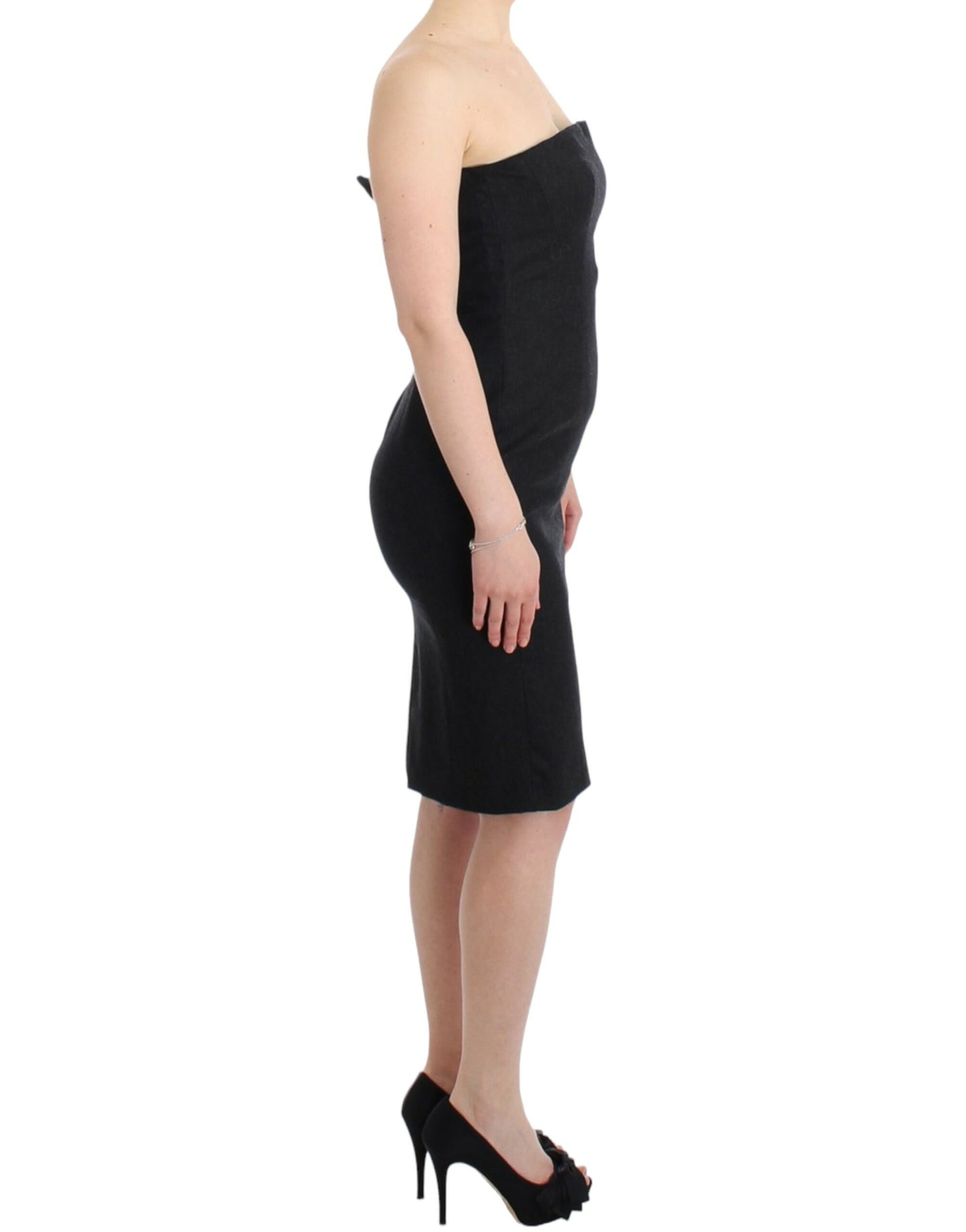 Cavalli Gray strapless dress Cavalli