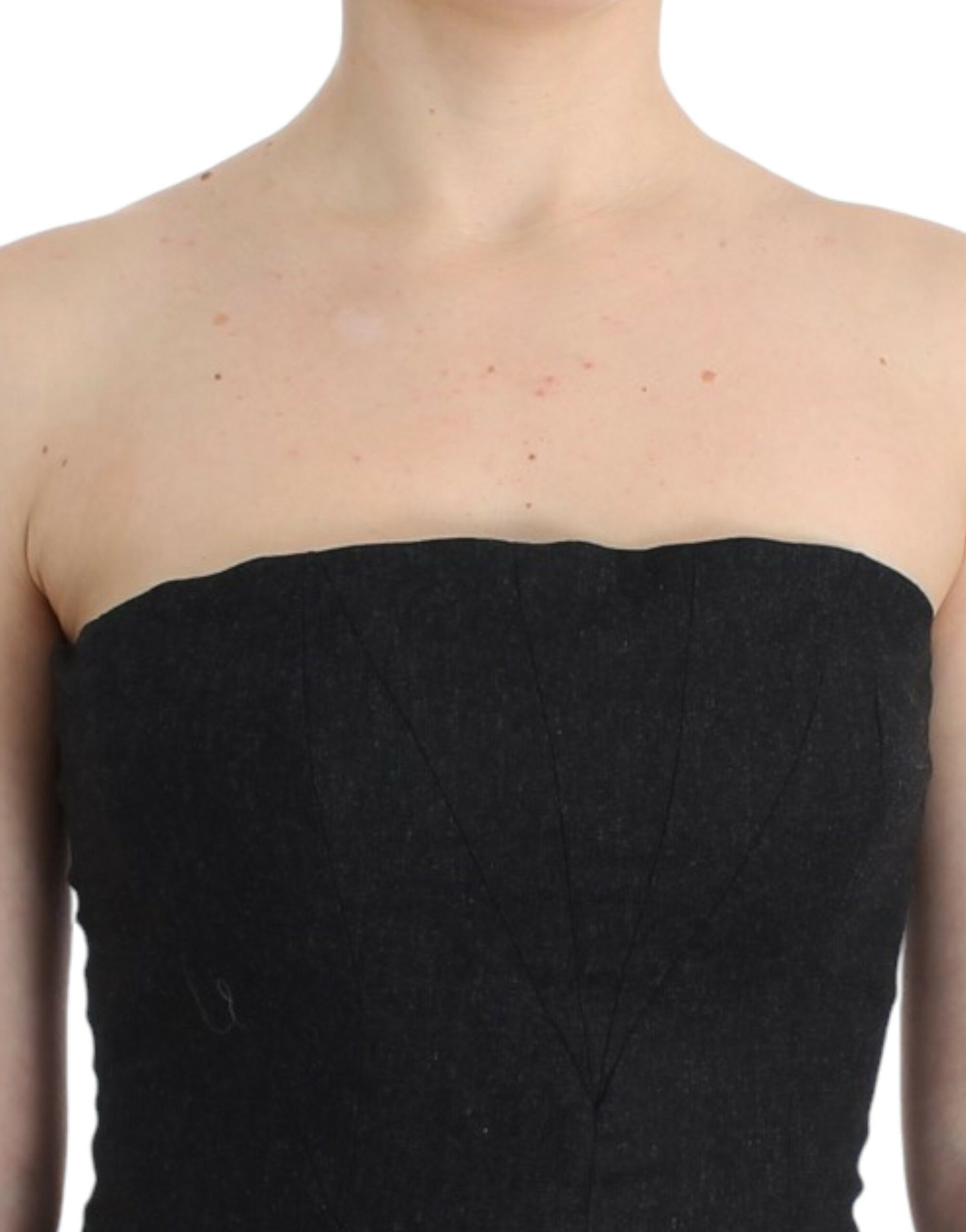 Cavalli Gray strapless dress Cavalli