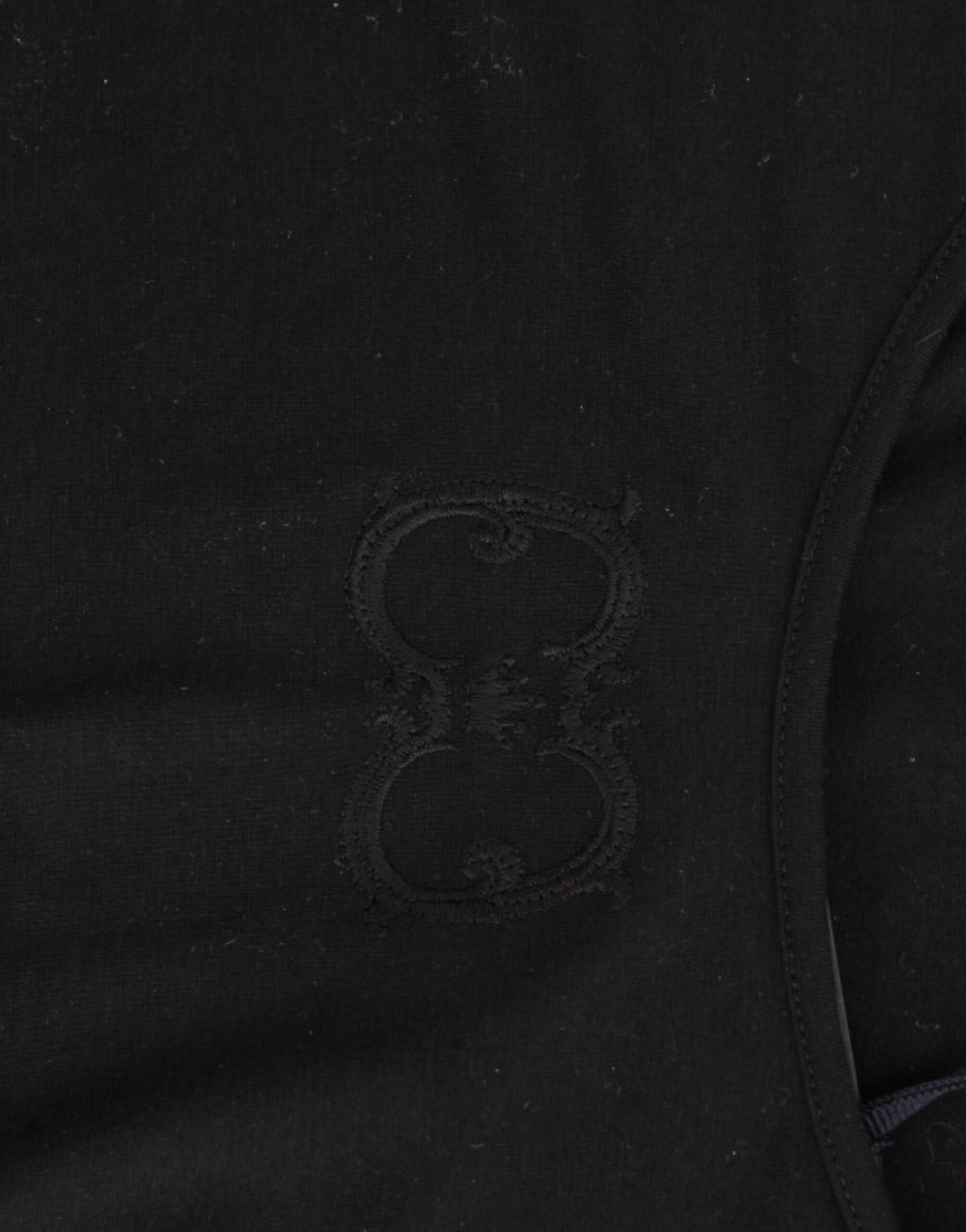 Cavalli Black Cotton Top Cavalli