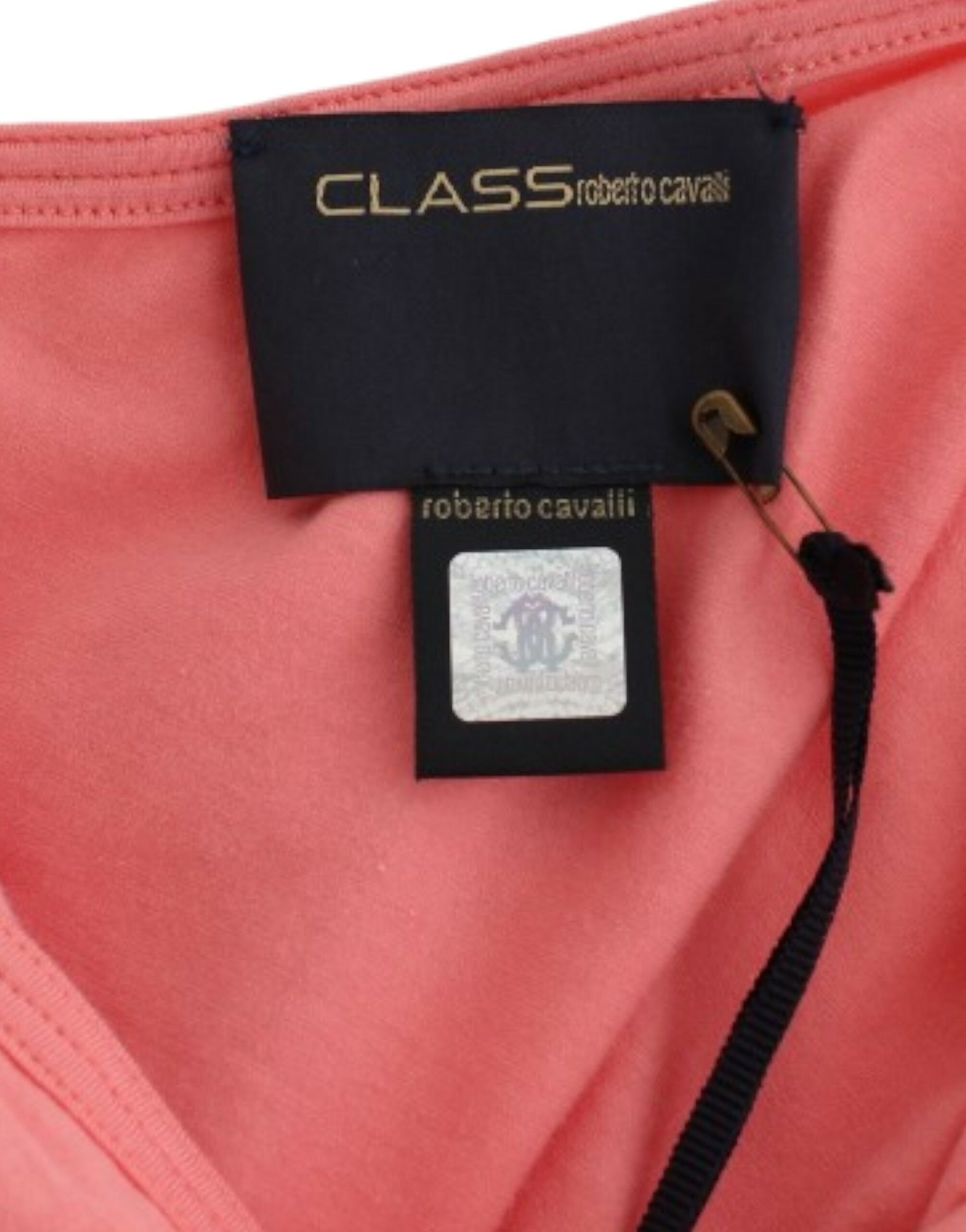 Cavalli Pink cotton tank top Cavalli