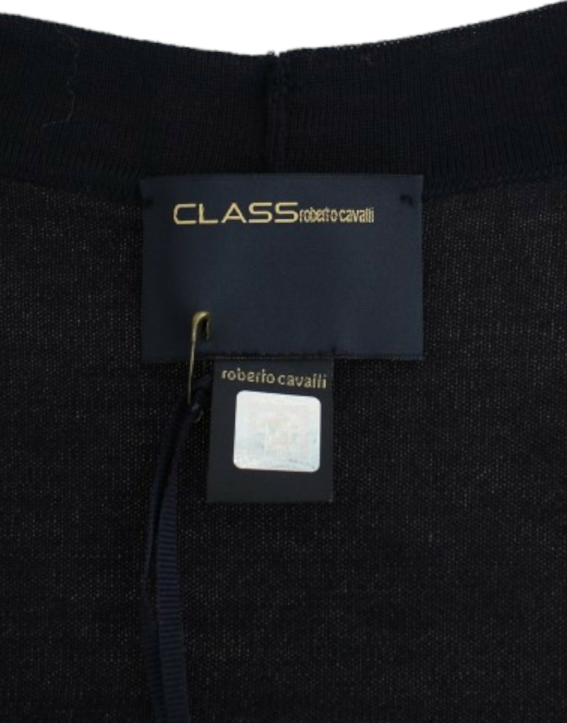 Cavalli Blue cropped wool cardigan Cavalli