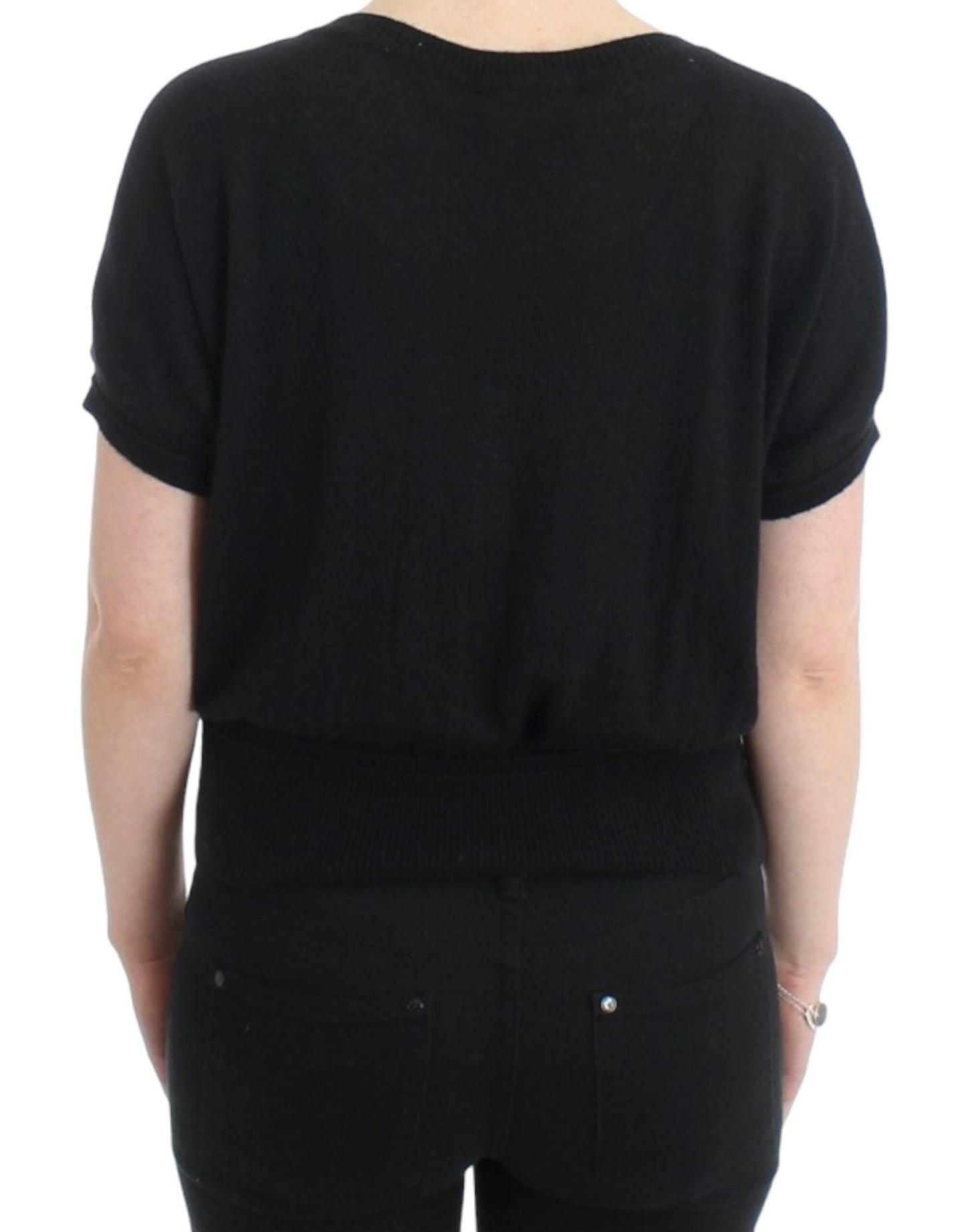 Cavalli Black short sleeved jumper Cavalli